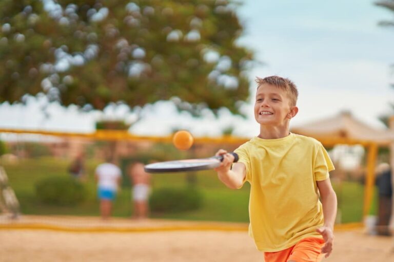 como escolher raquete de beach tennis infantil