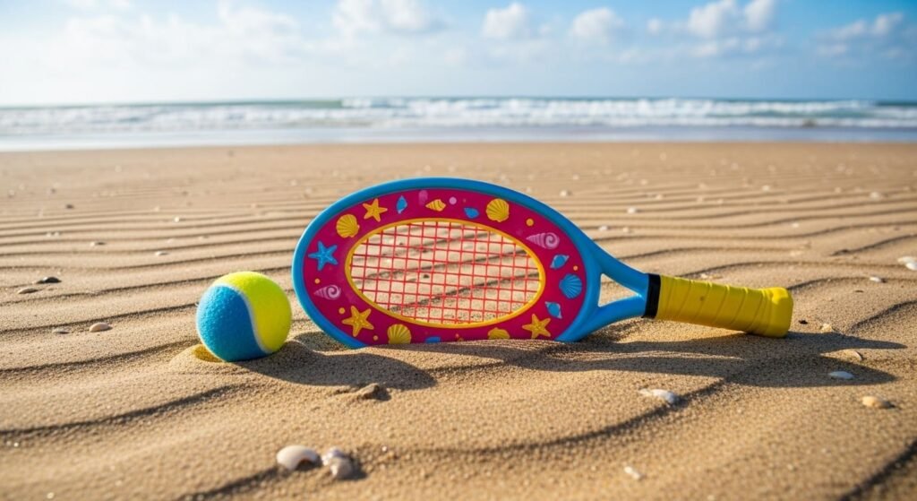 limpar raquete de beach tennis infantil